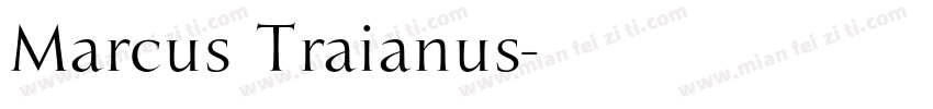 Marcus Traianus字体转换